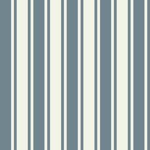 Elegant Panel Stripes | Teal Lemon Thin