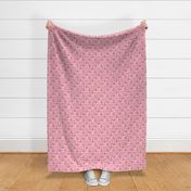 SMALL pink western cowgirl fabric - fuchsia pink fabric