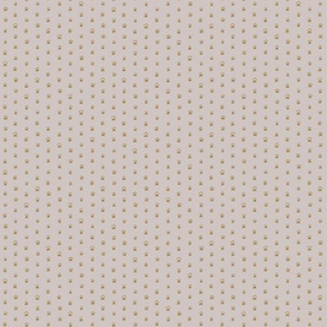 Polka dot pawprints gold on gray // pet room // kids room // nursery (small)