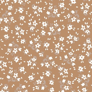 Ditsy Floral Cocoa Large