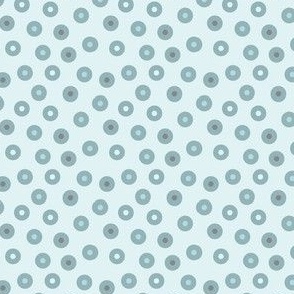  Mini Small Fun Polka Dots in Blue