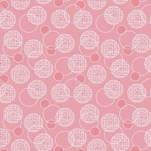 Mini Pink Fun Polka Dots and Circles