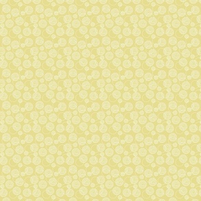  Mini Soft Yellow Dots and Circles