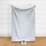 Sweet Dreams clouds and stars baby blue white grey  Regular Scale by Jac Slade