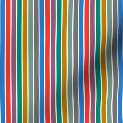 stripes - muted rainbow