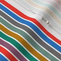 stripes - muted rainbow