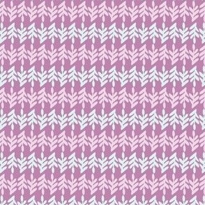 s - Mauve Pink & Blue Horizontal Stripes 