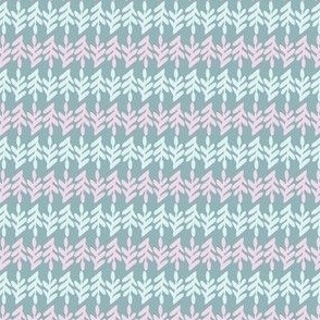   s - Horizontal Stripes in Teal and Pink