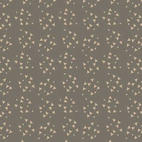 Dancing Triangles - Taupe