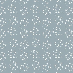 Dancing Triangles - Blue-Grey