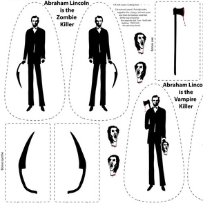 Abe Lincoln as the Zombie and Vampire Killer