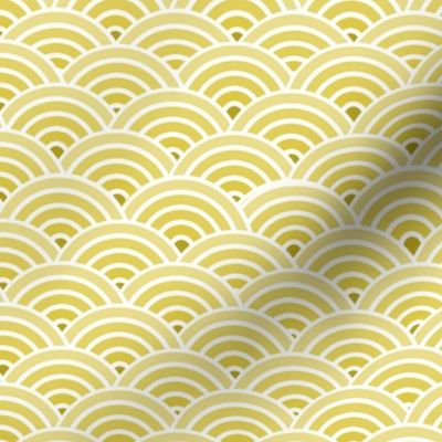 Japanese Waves Light Yellow