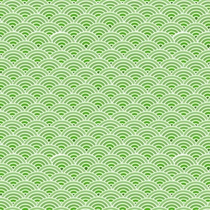 Japanese Waves Green