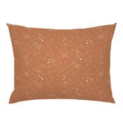 SMALL Sierra Whimsical Mermaids Starfish Rays - Terracotta