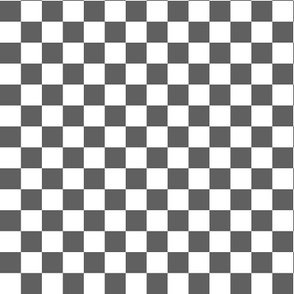 mini checkerboard - charcoal checks 