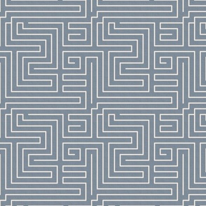 Zen Labyrinth - Pigeon Blue / Medium