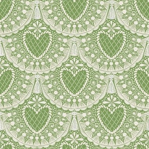 sping green | passementerie | crochet | vintage
