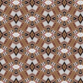 Abstract Cultural Aboriginal Geometric Art Design Pattern