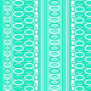 Vivid Party Table Linen Stripes Green 