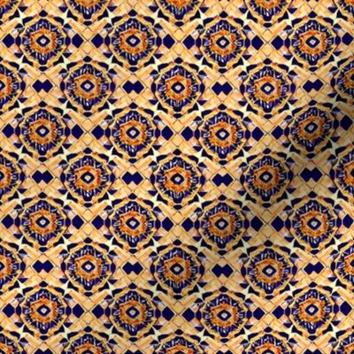 Gold and Blue Mosaic