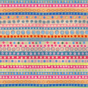 Multi Dots and Stripes Pastel