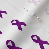 Pancreatic Cancer Awareness Ribbon, Purple Cancer Awareness Ribbon