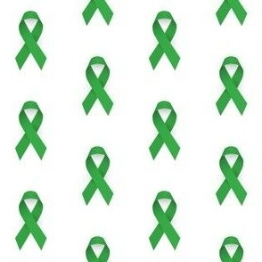 Lymphoma Cancer Awareness Ribbon, Green Cancer Ribbon Awareness