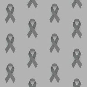 Brain Cancer Awareness Ribbon, Grey Cancer Awareness Ribbon, BG