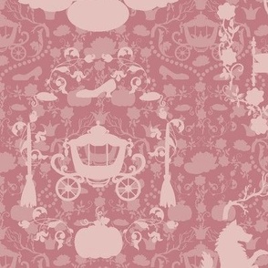 Fairytale Damask  - Pink