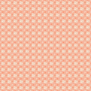 cream and coral painterly ditsy floral vintage style floral TerriConradDesigns copy
