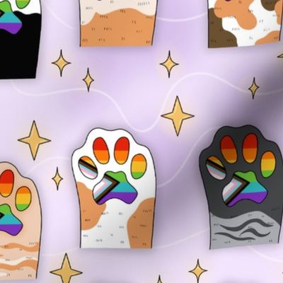 Kitty Pride Toebeans LGBTQ+