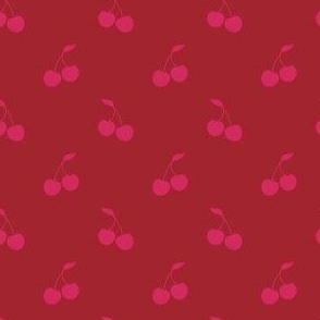 Mini Y2K Cherries in Red + Pink