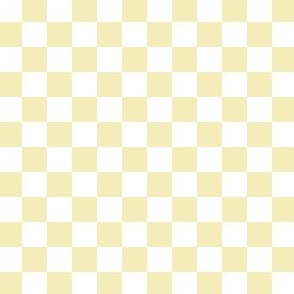 1/2” Classic Checkers, Butter and White