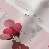 Sweet balloon bear (Heavenly pink)