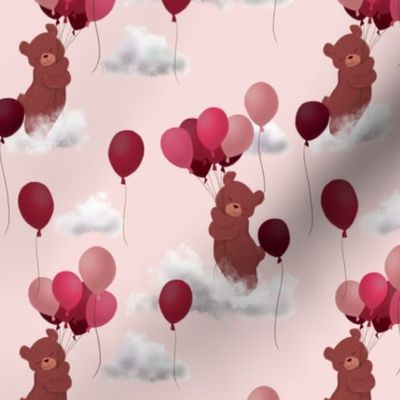 Sweet balloon bear (Heavenly pink)