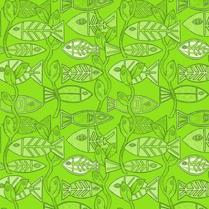 whimsical fish 1500 lime