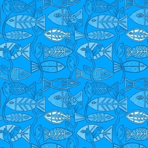 whimsical fish 1500 blue