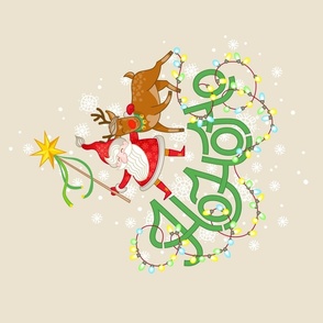 Ho Ho Ho! Santa Claus and Rudolf