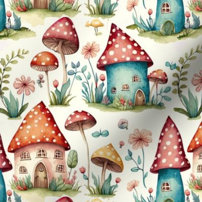 Hidden Whimsy Mushroom Cottages