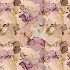 Cats Hidden in an Alcohol Ink Pattern.