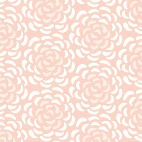 rice flower succulent large wallpaper scale in petal pink by Pippa Shaw