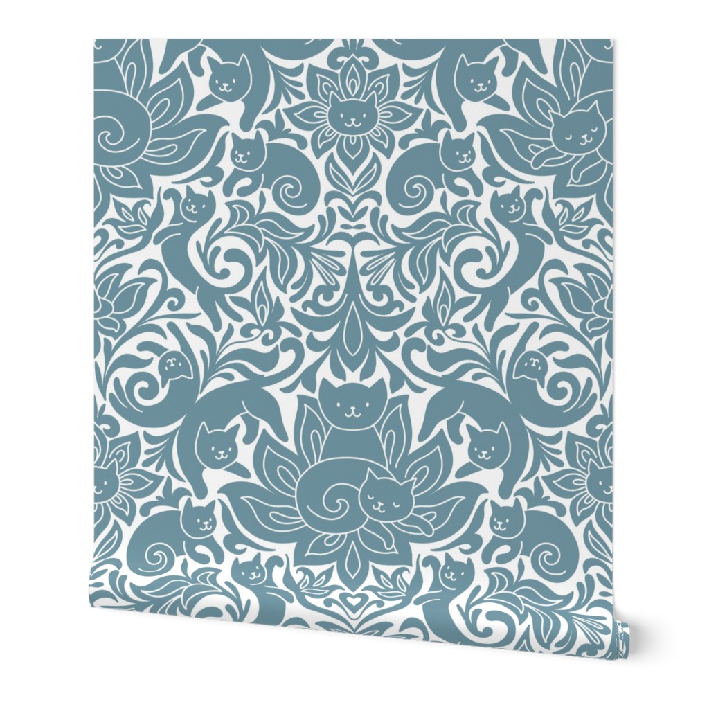 Kitty damask