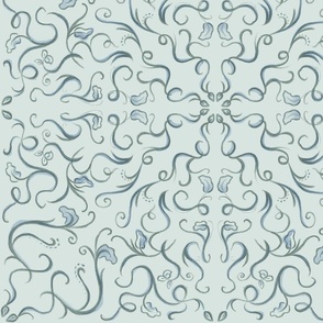 Vine Damask - Large Scale