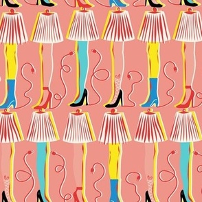 The Leg Lamps, Sherwin Williams Charisma Background