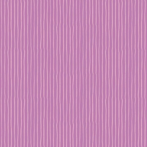 Thick pinstripe pastel pink on purple // pet room // kids room // nursery (small)