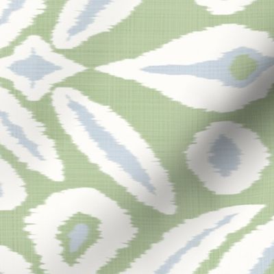 Rotated Large reverse-soft-blue-and-green-ikat