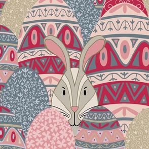 Easter bunnies hiding 