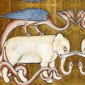 Elephant and dragon