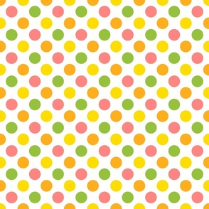 Citrus Dots (1" dots)