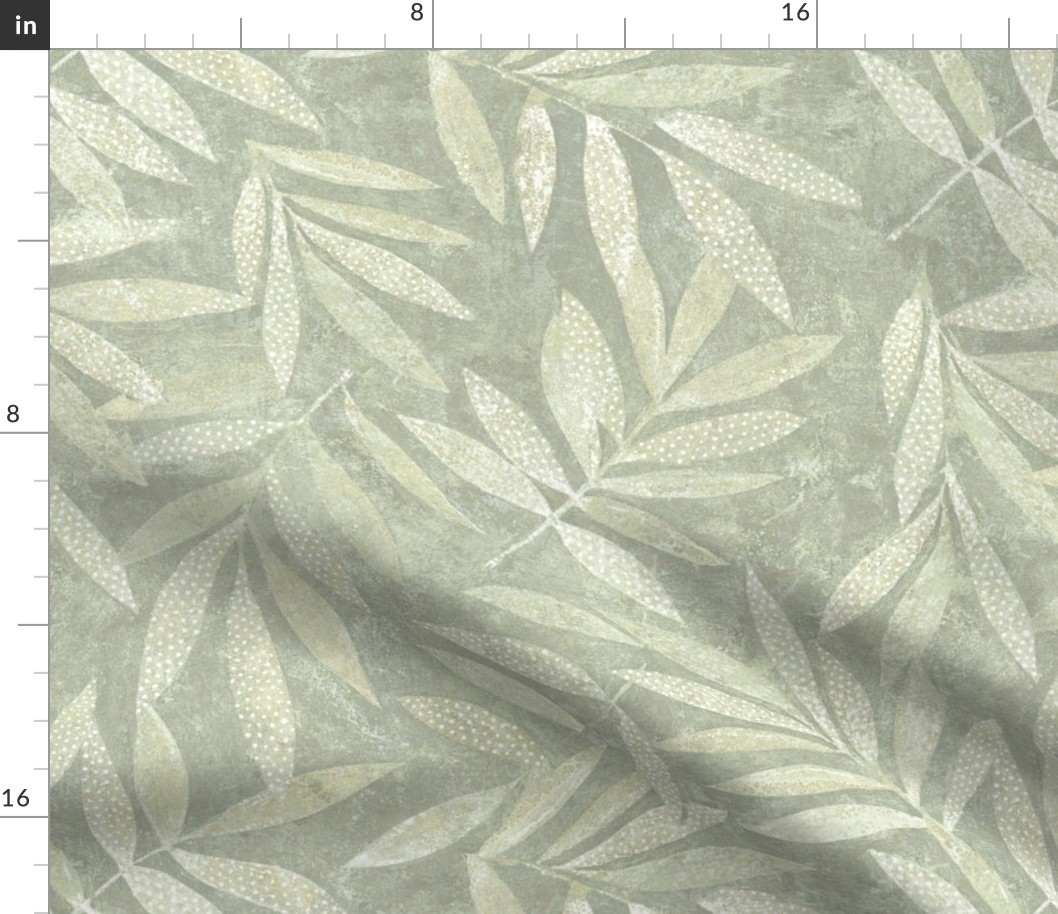 Textured Leaves - Natural Stone
